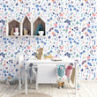 Učitaj sliku u galeriju Zidna Tapeta Za Dječju Sobu - Pattern - Butterflies Zidna Tapeta Za Dječju Sobu - Pattern