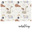 Učitaj sliku u galeriju Zidna Tapeta Za Dječju Sobu - Pattern - Natural Beige Zidna Tapeta Za Dječju Sobu - Pattern