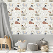 Učitaj sliku u galeriju Zidna Tapeta Za Dječju Sobu - Pattern - Natural Beige Zidna Tapeta Za Dječju Sobu - Pattern