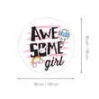 Učitaj sliku u galeriju Awesome Girl - Naljepnica za zid dječje sobe