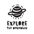 Učitaj sliku u galeriju Explore the Unknown - Naljepnica za zid dječje sobe
