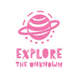 Učitaj sliku u galeriju Explore the Unknown - Naljepnica za zid dječje sobe
