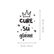 Učitaj sliku u galeriju Cure su glavne - Naljepnica za zid dječje sobe