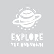Učitaj sliku u galeriju Explore the Unknown - Naljepnica za zid dječje sobe