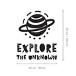 Učitaj sliku u galeriju Explore the Unknown - Naljepnica za zid dječje sobe