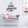 Učitaj sliku u galeriju Little Princess - Naljepnica za zid dječje sobe