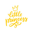 Učitaj sliku u galeriju Little Princess - Naljepnica za zid dječje sobe