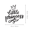 Učitaj sliku u galeriju Little Princess - Naljepnica za zid dječje sobe