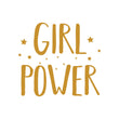Učitaj sliku u galeriju Girl Power - Naljepnica za zid dječje sobe
