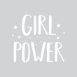 Učitaj sliku u galeriju Girl Power - Naljepnica za zid dječje sobe