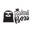 Učitaj sliku u galeriju Mini Boss Sloth - Naljepnica za zid dječje sobe