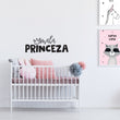 Učitaj sliku u galeriju Princeza - Naljepnica za zid dječje sobe