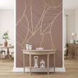Učitaj sliku u galeriju *RASPRODAJA* Modern Leaf - Zidna Tapeta - Mural - 150 cmx250 cm