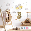 Učitaj sliku u galeriju Teddy's Balloon Adventure @HIAWorkshop® - Naljepnice za zid dječje sobe