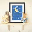 Učitaj sliku u galeriju HIA Kids - Blue Moon - personalizirana ilustracija