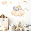Učitaj sliku u galeriju Dreaming Bunny @HIAWorkshop® - Naljepnice za zid dječje sobe
