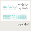 Učitaj sliku u galeriju Various Clouds - Naljepnice za zid