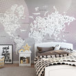 Učitaj sliku u galeriju White World & Pink Sea - Zidna Tapeta - Mural