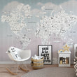 Učitaj sliku u galeriju White World & Rainbow Sea - Zidna Tapeta - Mural