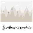 Učitaj sliku u galeriju Scandinavian Mountains - Zidna Tapeta - Mural