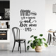 Učitaj sliku u galeriju Family - Where Life Begins - Naljepnica za zid