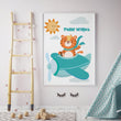 Učitaj sliku u galeriju Shining Tiger - ilustracija za dječju sobu