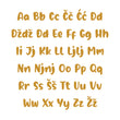 Učitaj sliku u galeriju Borna Alphabet - Medium - visina 20 cm