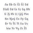 Učitaj sliku u galeriju Borna Alphabet - Large - visina 30 cm