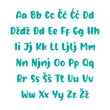 Učitaj sliku u galeriju Borna Alphabet - Medium - visina 20 cm