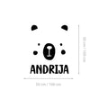 Učitaj sliku u galeriju Bear Alphabet - Dječja abeceda - Zidne naljepnice