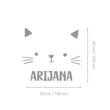 Učitaj sliku u galeriju Cat Alphabet - Dječja abeceda - Zidne naljepnice