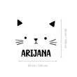 Učitaj sliku u galeriju Cat Alphabet - Dječja abeceda - Zidne naljepnice