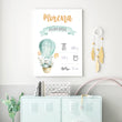 Učitaj sliku u galeriju HIA Kids - Hot Air Balloon - personalizirana ilustracija