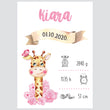 Učitaj sliku u galeriju HIA Kids - Pink Giraffe - personalizirana ilustracija