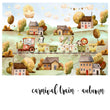Učitaj sliku u galeriju Autumn Carnival Train @HIAWorkshop® - Zidna Tapeta - Mural