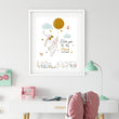 Učitaj sliku u galeriju I Love You to the Moon and Back Rabbit - ilustracija za dječju sobu