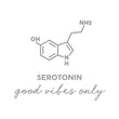 Učitaj sliku u galeriju Serotonin - Naljepnica za zid