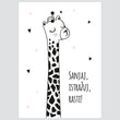 Učitaj sliku u galeriju Ilustracija Za Dječju Sobu - Giraffe - Ilustracija Za Dječju Sobu