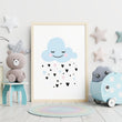Učitaj sliku u galeriju Ilustracija Za Dječju Sobu - Happy Cloud - Ilustracija Za Dječju Sobu