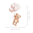 Učitaj sliku u galeriju Flying Teddy - Naljepnica za zid dječje sobe