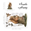 Učitaj sliku u galeriju Squirrel's Secret Life @HIAWorkshop® - Naljepnice za zid dječje sobe