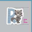 Učitaj sliku u galeriju Slova Naljepnice - Animal2 Alphabet - Dječja Abeceda - Složite Sami Svoje Ime!