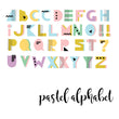 Učitaj sliku u galeriju Slova Naljepnice - Pastel Alphabet - Dječja Abeceda - Složite Sami Svoje Ime!