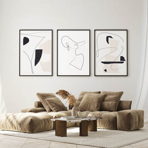 Minimal Shapes - Posteri (bez okvira) ili Slike Na Platnu (spremne za na zid)
