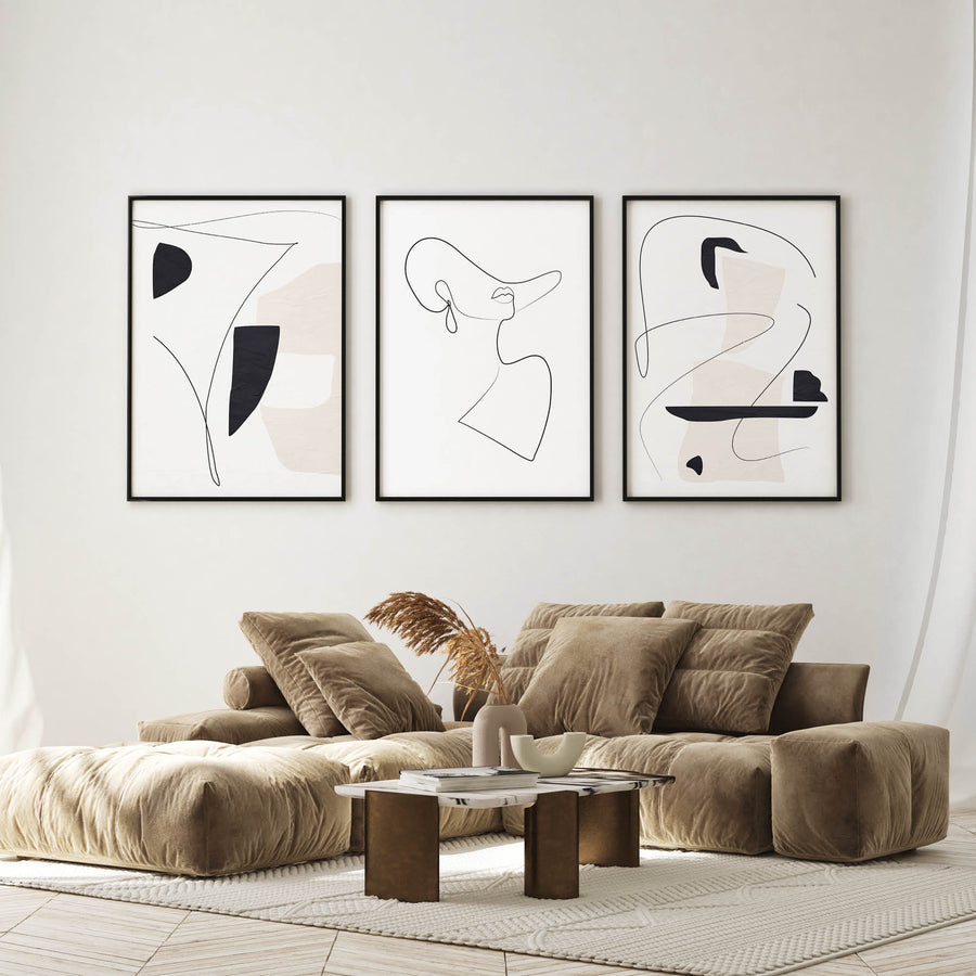 Minimal Shapes - Posteri (bez okvira) ili Slike Na Platnu (spremne za na zid)