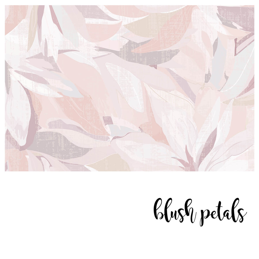 Blush Petals - Zidna Tapeta - Mural