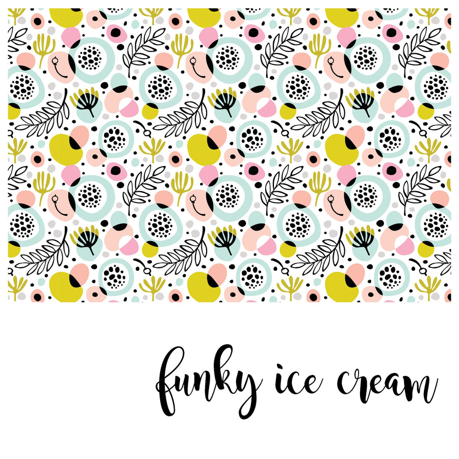 Funky Ice Cream - Zidna tapeta - Pattern