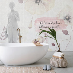 Love and Patience - Zidna Tapeta - Mural