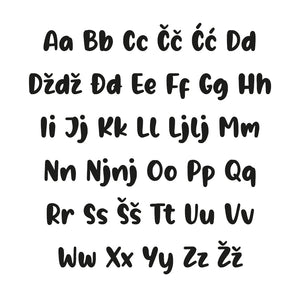 *RASPRODAJA* Borna Alphabet - Medium - visina 20 cm