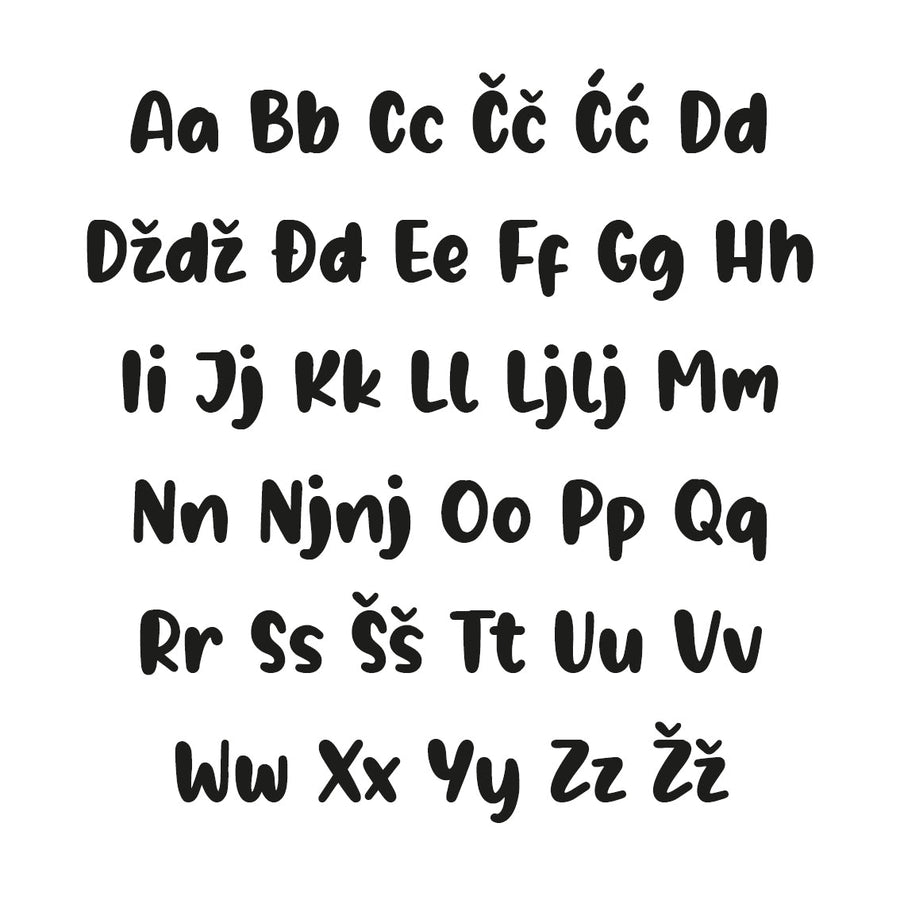*RASPRODAJA* Borna Alphabet - Medium - visina 20 cm